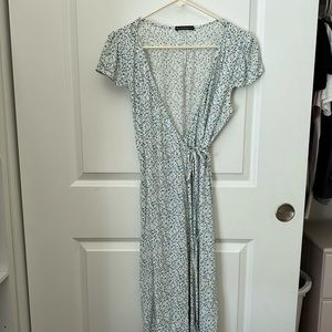 Brandy Melville floral print wrap dress